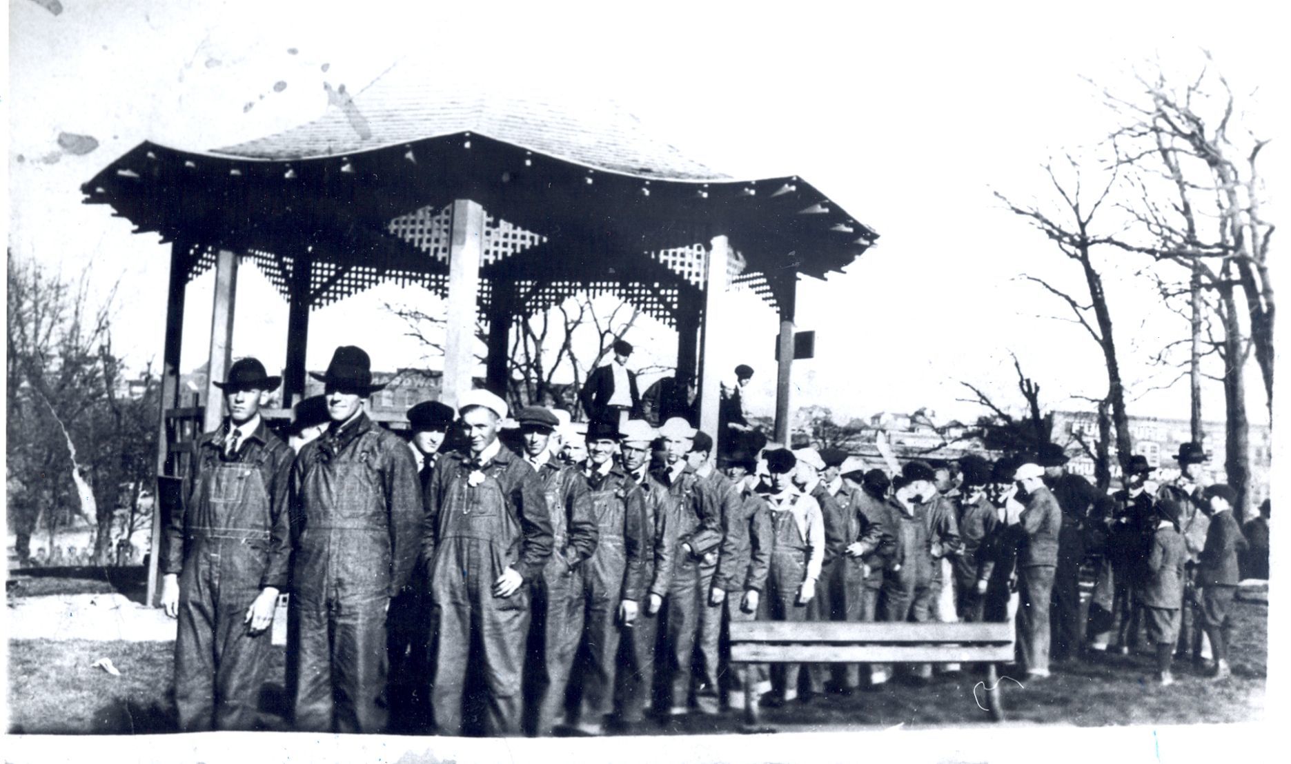 N&W union demonstration